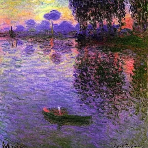 Prompt: Glamorous painting from monet
