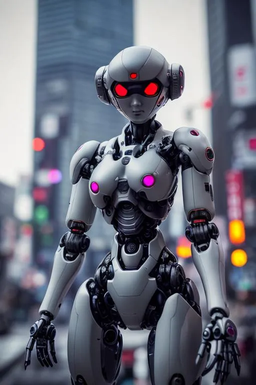 Prompt: japan anime robot look like	"	Ghost in the Shell spider", random pose, random background

vintage, miniature. (high detailed skin:1.2), 8k uhd, dslr, soft lighting, ideal human, high quality, film grain, Fujifilm XT3, hyper realistic, detailed head