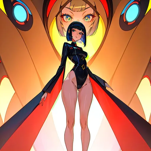 Prompt: a lonely AI girl, very tall, thick thighs, wide hips, huge glutes, long legs, arms, slender waist, big beautiful symmetrical eyes, intriguingly beautiful face, aloof expression, symmetrical face, bob haircut with bangs, (wearing loose pajamas), 36K resolution, hyper-professional, impossible quality, impossible resolution, impossible detail, hyper output