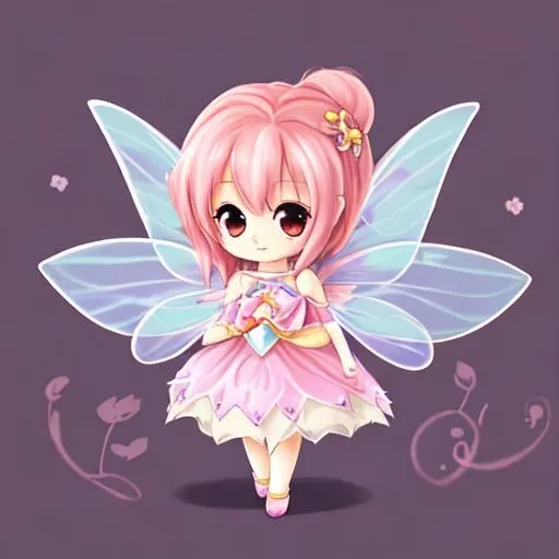 Prompt: cute chibi fairy