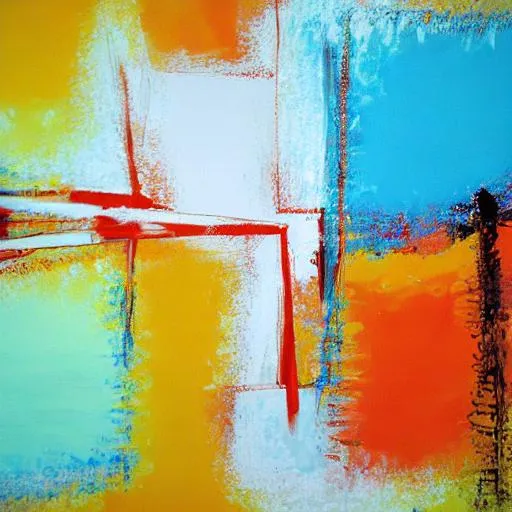 Prompt: abstract painting contemporary art style