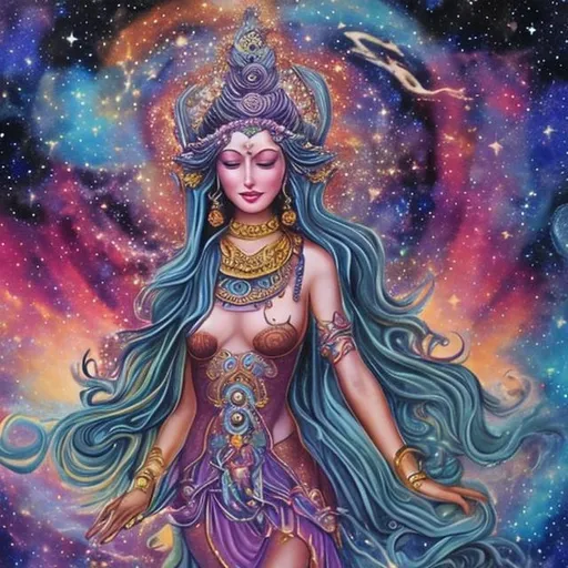 Prompt:  cosmic goddess