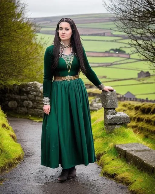 Prompt: A Leanan sídhe is a figure in Irish folklore. She is a beautiful woman of the Aos Sí ("people of the barrows") who takes a human lover. The name comes from the Gaelic words for a sweetheart, lover, or concubine.
The most famous Leanan sidhe in Ireland was the Fairy Queen Áine. She was regarded in West Munster as a sun-goddess of fertility, love, and sovereignty during the Iron Age. Áine belonged to the Tuatha Dé Danann and made her home on Cnoc Áine, or “Áine's Hill”.
Leanan sidhe can inspire any mortal to new heights of creativity with ease. They can also drain life from a mortal osmotically, slowly aging them. These Sidhe are natural dream walkers, able to appear in dreams and even control them.