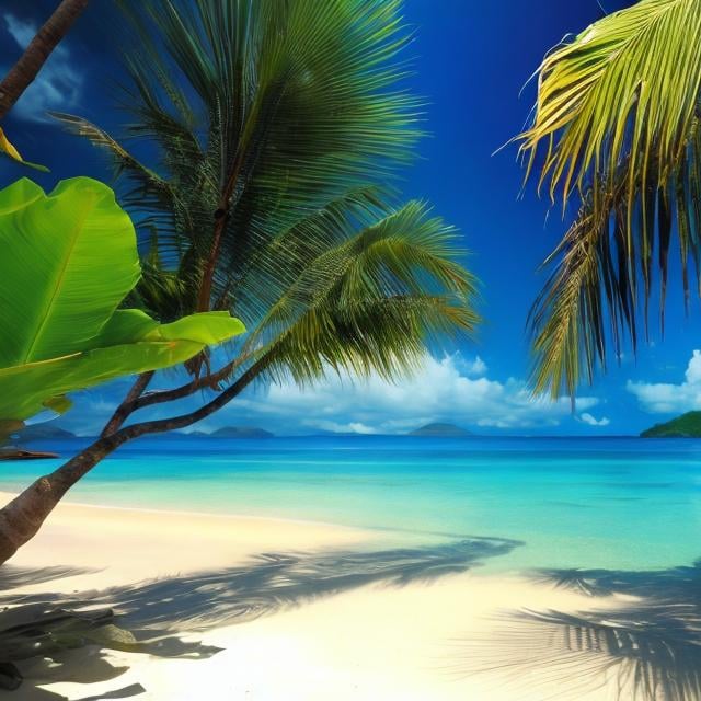 Tropical beach | OpenArt