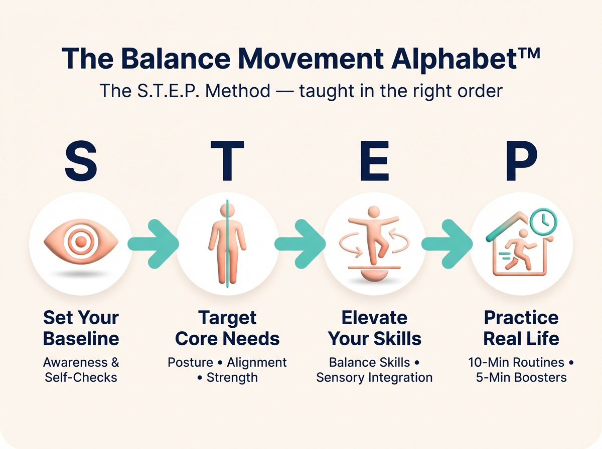 The S.T.E.P. Method - Balance Movement Alphabet