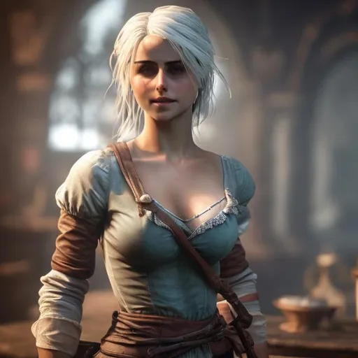Prompt: Ciri with out panty