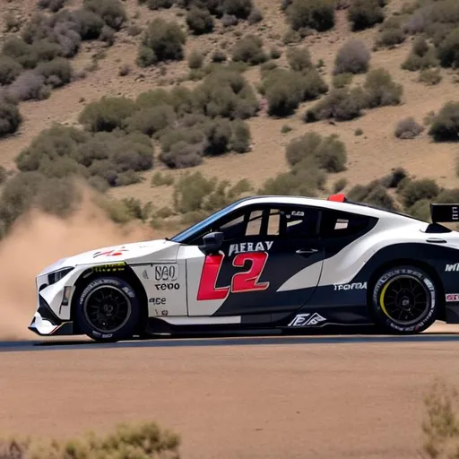 Prompt: Toyota celica gt-four pikes peak 2022, rally