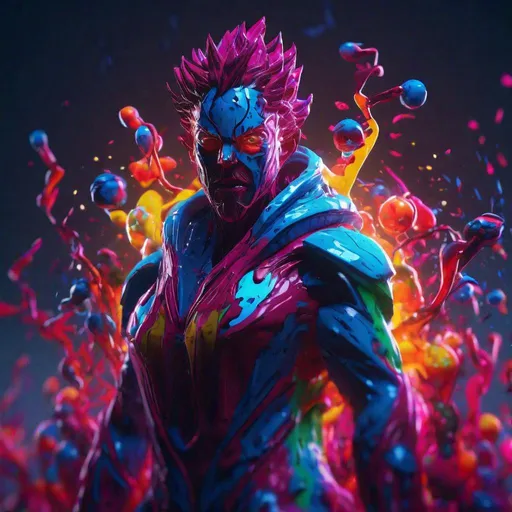 Prompt: ""It's going to get weird. I'm going to make it weird" :: Stark contrast :: Full portrait :: 8k resolution concept art portrait :: Dynamic lighting :: Hyperdetailed :: Intricately detailed Splash art :: Trending on Artstation :: Triadic colors :: Unreal Engine 5 :: Volumetric lighting :: Photorealism ::"