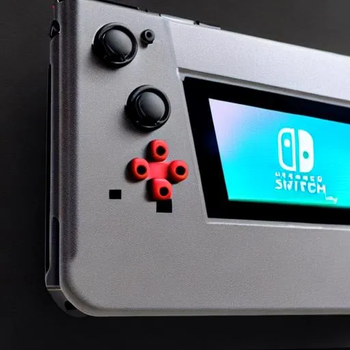 Prompt: nintendo switch 2, 4k concept art