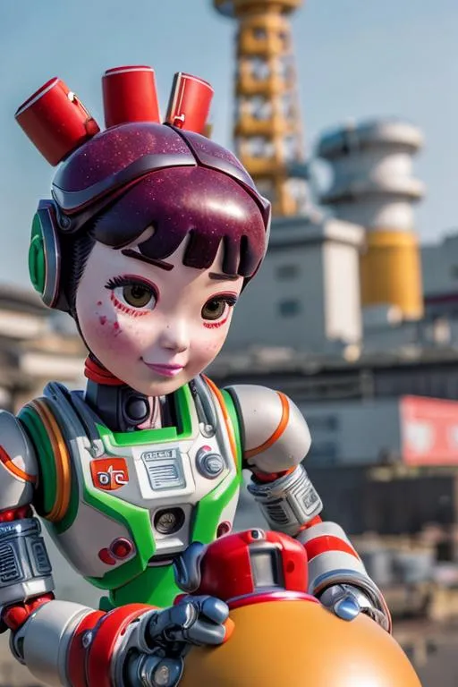 Prompt: japan anime robot look like "Jessie in toys story", random pose, random background, giant

vintage, miniature. (high detailed skin:1.2), 8k uhd, dslr, soft lighting, high quality, film grain, Fujifilm XT3, hyper realistic, detailed head