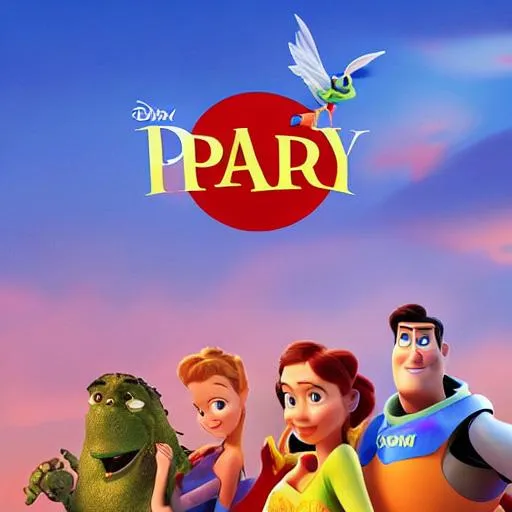 Prompt: brand new disney pixar movie