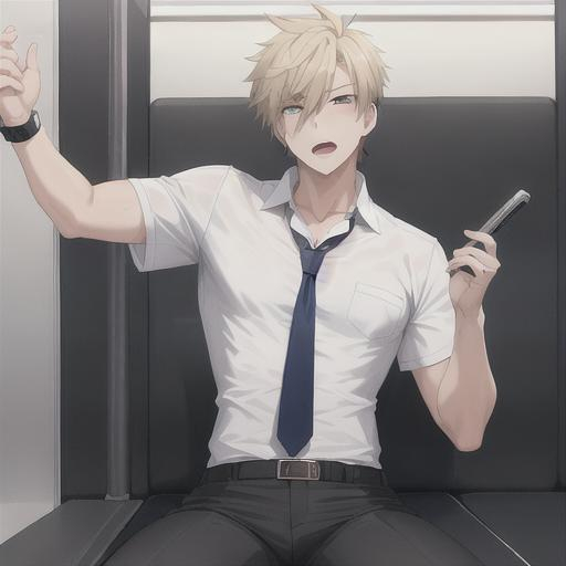 Blonde Anime GIF - Blonde Anime Animeboy - Discover & Share GIFs
