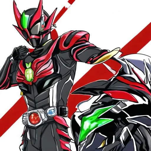 Prompt: Kamen Rider