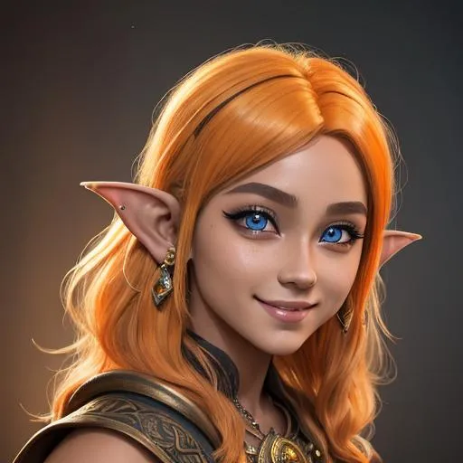 Prompt: masterpiece, splash art, ink painting, beautiful pop idol, D&D fantasy, (23 years old) lightly tanned-skinned hobbit girl, ((beautiful detailed face and large eyes)), mischievous grin, blonde with bright orange highlights hair, short small pointed ears, mischievous grin looking at the viewer, wearing detailed priestess dress and casting a light spell #3238, UHD, hd , 8k eyes, detailed face, big anime dreamy eyes, 8k eyes, intricate details, insanely detailed, masterpiece, cinematic lighting, 8k, complementary colors, golden ratio, octane render, volumetric lighting, unreal 5, artwork, concept art, cover, top model, light on hair colorful glamourous hyperdetailed medieval city background, intricate hyperdetailed breathtaking colorful glamorous scenic view landscape, ultra-fine details, hyper-focused, deep colors, dramatic lighting, ambient lighting god rays, flowers, garden | by sakimi chan, artgerm, wlop, pixiv, tumblr, instagram, deviantart