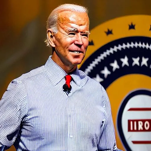 Prompt: Joe Biden as Iron Man