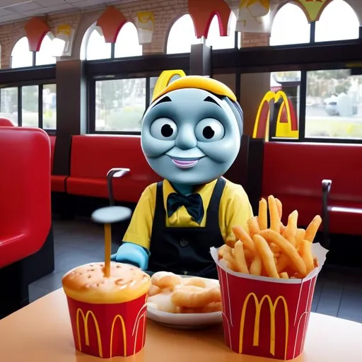 Prompt: Thomas at McDonald’s