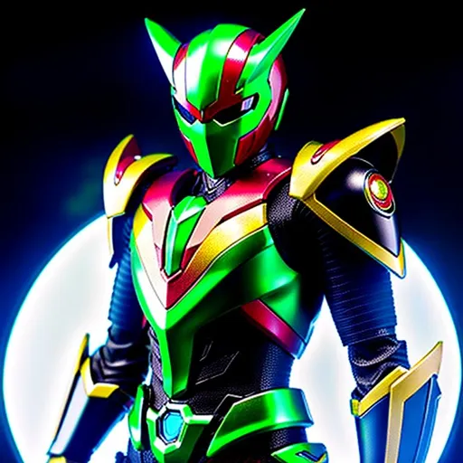 Prompt: Kamen Rider Vulcan, High quality, Highly detailed, Kamen Rider Zero One