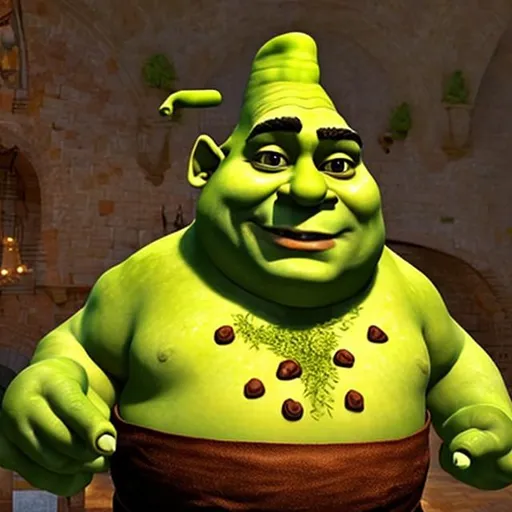 Prompt: Italian chef Shrek


  

