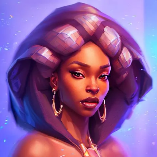 Prompt: A half body photograph of African American women wearing wizard robes looking at the viewer, fantasy, medieval, vivid colors, elegant, concept art, sharp focus, beautiful face, digital art, Hyper-realistic, 4K, Unreal Engine, Highly Detailed, HD, Dramatic Lighting by Brom, trending on Artstation