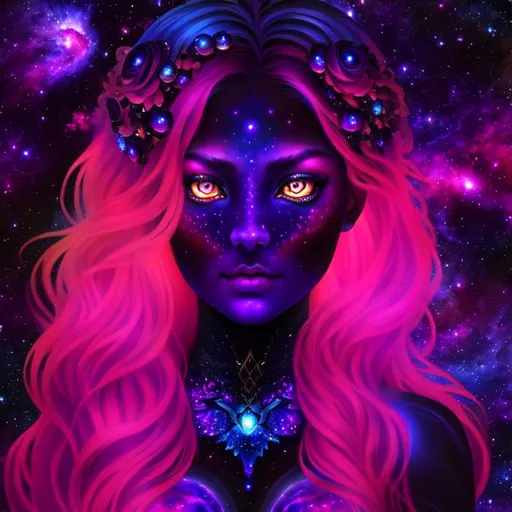 Prompt: dark, Cosmic Epic Beautiful Nebula Western Dragon}, big dreamy eyes, beautiful intricately-colored scales, symmetrical, Beautiful and Gorgeous, hyper realistic, expansive psychedelic background, hyper realistic, 64K --s99500