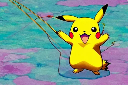 Pokemon Fishing Pikachu