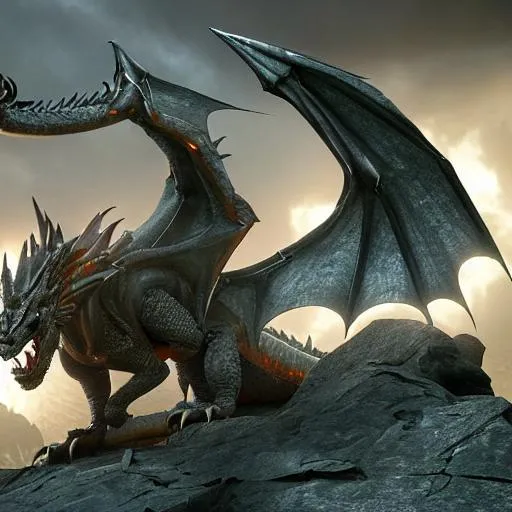 Prompt: dragon, ultra realistic, ultra detailed, cinematic lighting, 8k