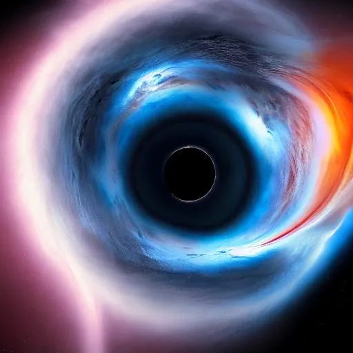 2 black holes, 4k, uhd | OpenArt