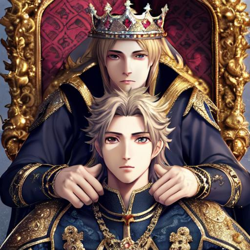 Full-body highly detailed masterpiece, 2 Gay Kings,... | OpenArt