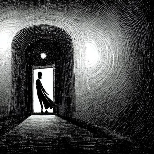 Dark, scary, otherworldly portal to another dimensio... | OpenArt