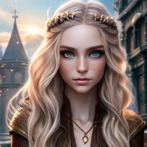 Realistic, High Resolution, High Elf, Cleric, Blonde... | OpenArt