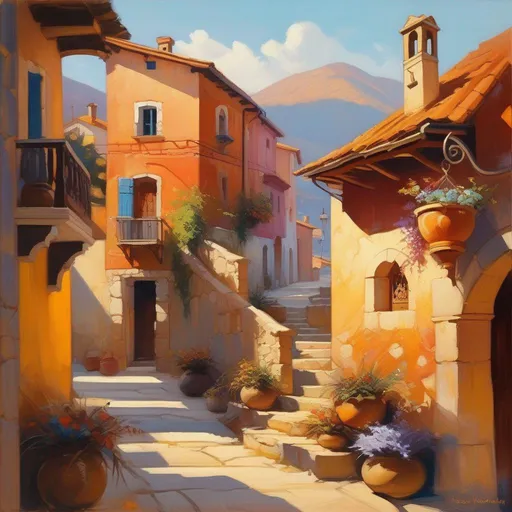 Prompt: Balkan gigachad, warm atmosphere, cartoony style, extremely detailed painting by Greg Rutkowski and by Henry Justice Ford and by Steve Henderson
