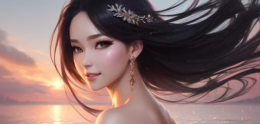 Prompt: splash art, by Greg rutkowski, hyper detailed perfect face,

beautiful kpop idol stretching, full body, long legs, perfect body,

high-resolution cute face, perfect proportions,smiling, intricate hyperdetailed hair, light makeup, sparkling, highly detailed, intricate hyperdetailed shining eyes,  

Elegant, ethereal, graceful,

HDR, UHD, high res, 64k, cinematic lighting, special effects, hd octane render, professional photograph, studio lighting, trending on artstation