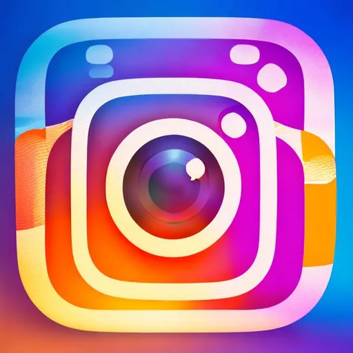 Prompt: Instagram logo melting 