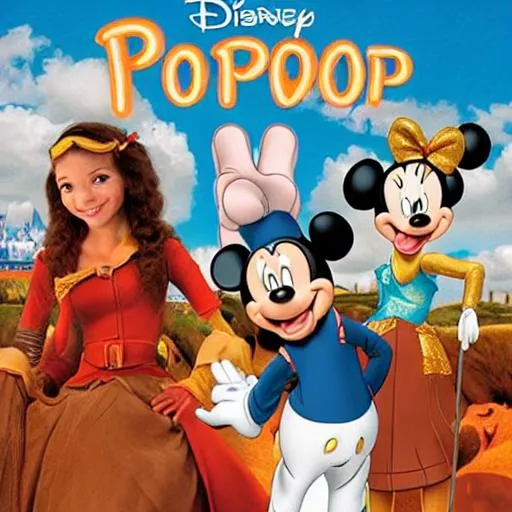 Prompt: movie about poop disney