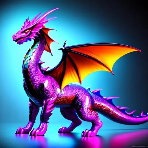 Prompt: Full body of a four-legged quadrupedal smooth skinned and scaleless colorful latex textured dragon, very glossy and shiny, reflective, perfect composition, hyperrealistic, super detailed, 8k, high quality, trending art, trending on artstation, sharp focus, studio photo, intricate details, highly detailed, Trending on Artstation, Cozy wallpaper, Pastel colors, soft lighting