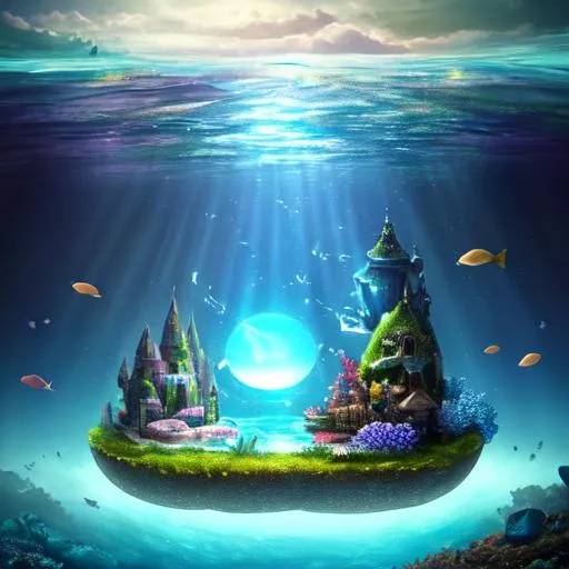 Prompt: Your fantasy world is on a dying planet.  In that world is an underwater dwelling. The story involves a false prophesy.  It also includes a whirlwind,  and an everyday object that comes to life, and a magic potion.