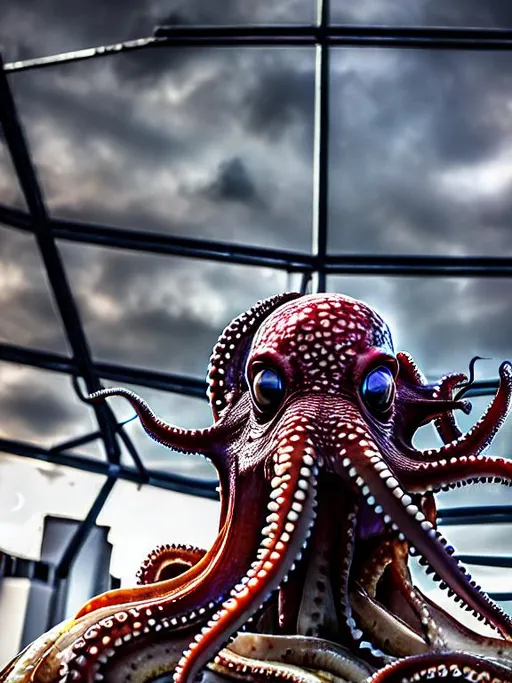 Prompt: Octopus man, alien, 4k, photo, realism.