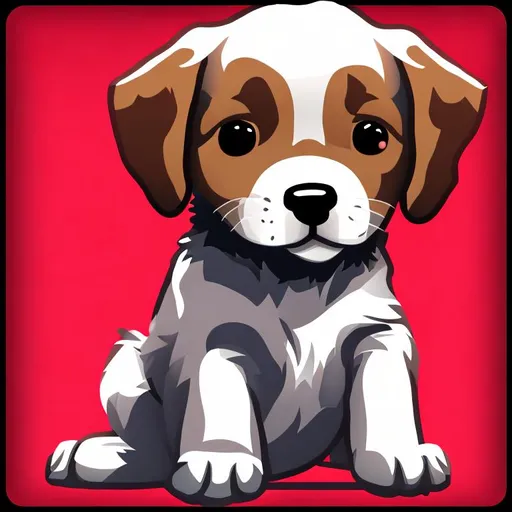 Prompt: Puppy icon 