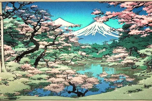 Prompt: japanese landscape  anime style