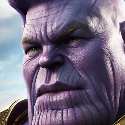 Prompt: fortnite thanos Ultra HD UHD  2K 4K 8K 12K 16K 32K 64K Photorealistic Photorealism Masterpiece Beautiful 