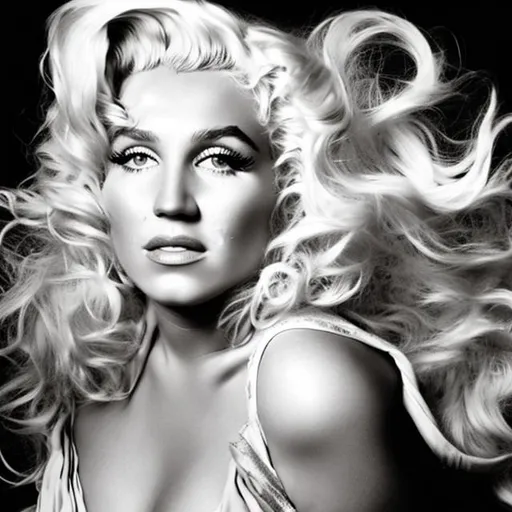 Prompt: Kesha as Marilyn Monroe