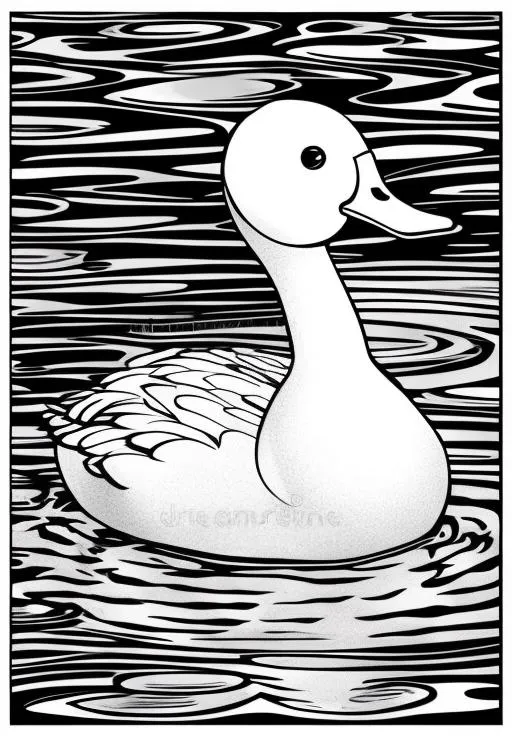 Swimming Mallard Duck Drawing by CSA Images - Pixels