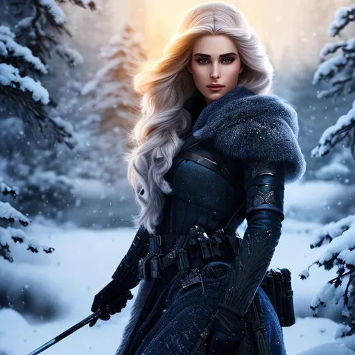 Prompt: create beautiful fictional female winter princes soldier during night, extremely, detailed environment, detailed background, intricate, detailed skin, natural colors , professionally color graded, photorealism, 8k, moody lighting


