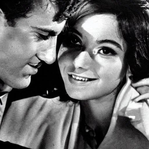 Prompt: 1960s italian romantic film love