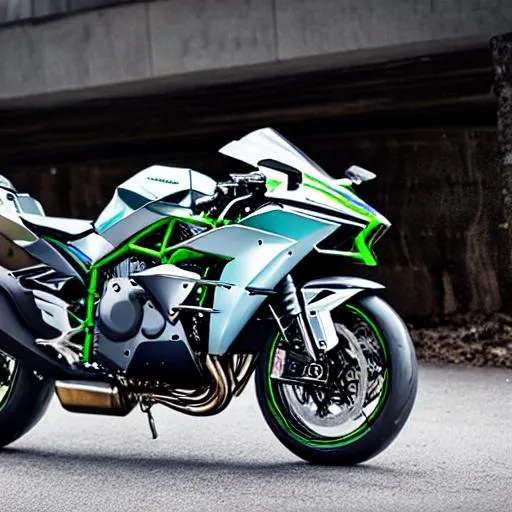 Prompt: Kawasaki Ninja H2R
