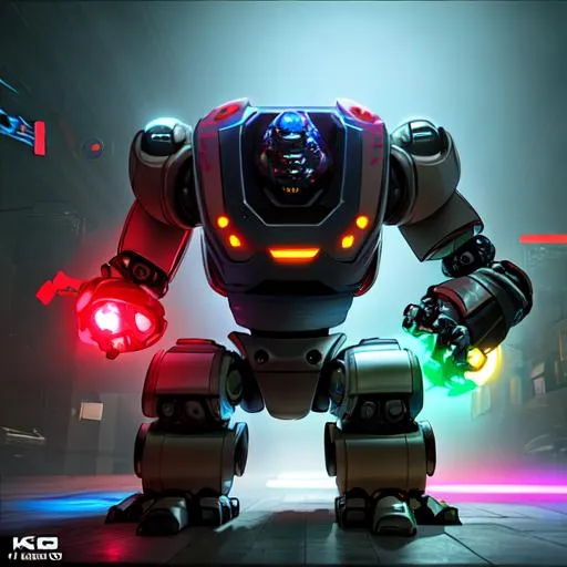 Robots,fighting,{Kong }volumetric lighting, HD, 8k,... | OpenArt