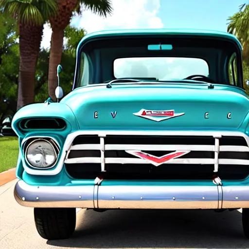 Prompt: 1959 Chevy Pick Up, San Antonio