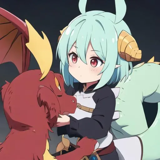 Prompt: A cute dragons 