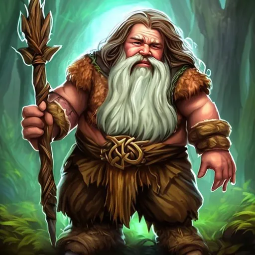 Prompt: druid dwarf

