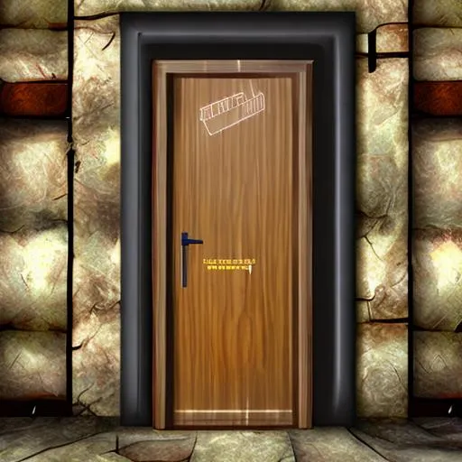 Prompt: gaming door